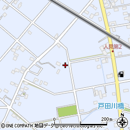 埼玉県深谷市人見554周辺の地図