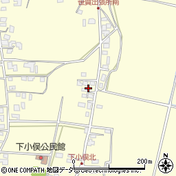 長野県松本市笹賀下小俣2467周辺の地図