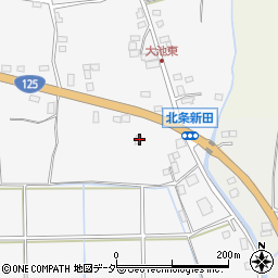 茨城県つくば市北条1725周辺の地図