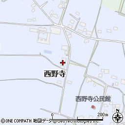 茨城県かすみがうら市西野寺56周辺の地図