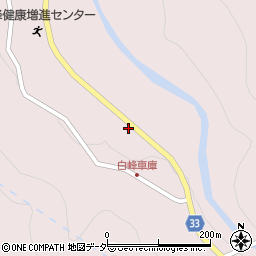 石川県白山市白峰ホ7-3周辺の地図