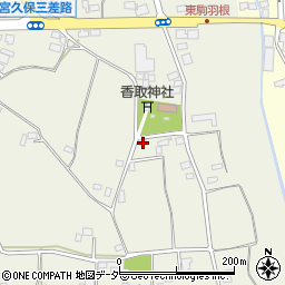 茨城県古河市駒羽根191周辺の地図