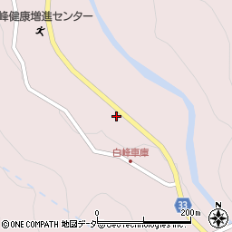 石川県白山市白峰ホ11周辺の地図