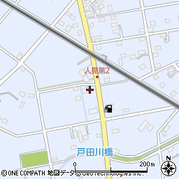埼玉県深谷市人見592周辺の地図