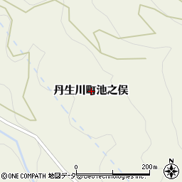 岐阜県高山市丹生川町池之俣周辺の地図