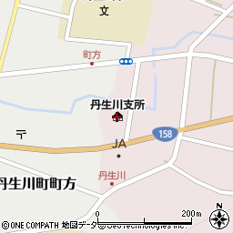 高山市役所　丹生川支所基盤産業課周辺の地図