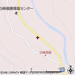 石川県白山市白峰ホ15周辺の地図