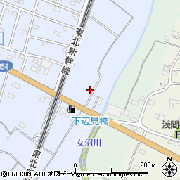 茨城県古河市下辺見518周辺の地図