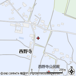 茨城県かすみがうら市西野寺61周辺の地図
