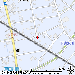 埼玉県深谷市人見252周辺の地図