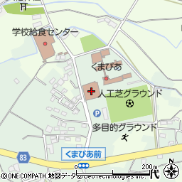 熊谷市スポーツ・文化村体育館（くまぴあ）周辺の地図