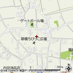 茨城県古河市柳橋周辺の地図