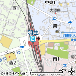 羽生警察署羽生駅前交番周辺の地図