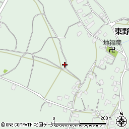 茨城県かすみがうら市東野寺周辺の地図
