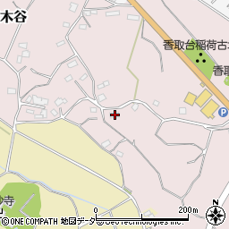 茨城県小美玉市田木谷407周辺の地図