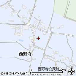 茨城県かすみがうら市西野寺62周辺の地図