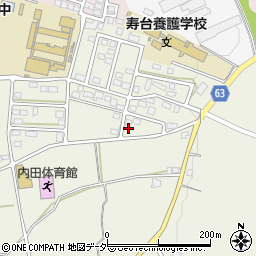 長野県松本市内田741周辺の地図
