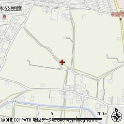 長野県松本市内田（下北）周辺の地図
