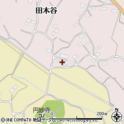 茨城県小美玉市田木谷534周辺の地図