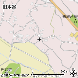 茨城県小美玉市田木谷410周辺の地図