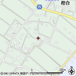 埼玉県深谷市樫合393周辺の地図