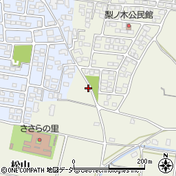長野県松本市内田173周辺の地図
