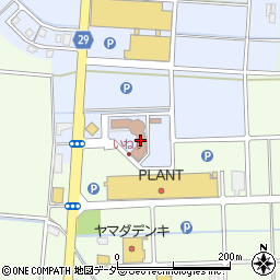坂井市役所　その他の施設地域交流センター・いねす周辺の地図