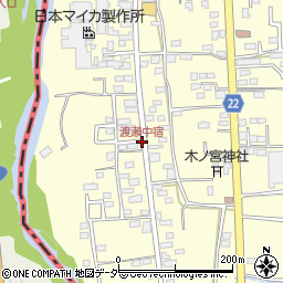 渡瀬中宿周辺の地図
