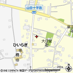 茨城県古河市東山田678周辺の地図