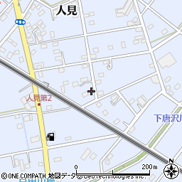 埼玉県深谷市人見284周辺の地図