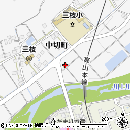 岐阜県高山市中切町551周辺の地図