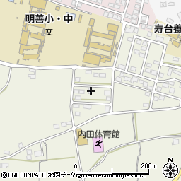 長野県松本市内田739周辺の地図
