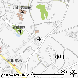 茨城県小美玉市小川1612-1周辺の地図