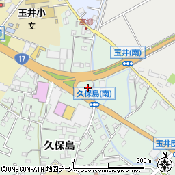 セブンイレブン（コンビニエンス店）熊谷久保島店周辺の地図