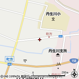 丹生川新聞販売店周辺の地図