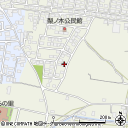 長野県松本市内田79周辺の地図