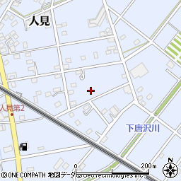 埼玉県深谷市人見289周辺の地図