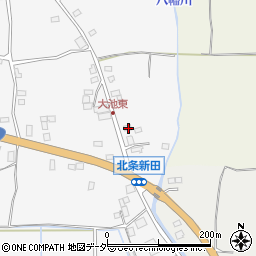 茨城県つくば市北条1578周辺の地図