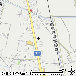 茨城県下妻市小島884-8周辺の地図