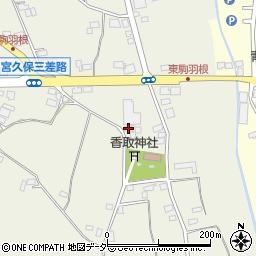 茨城県古河市駒羽根206周辺の地図