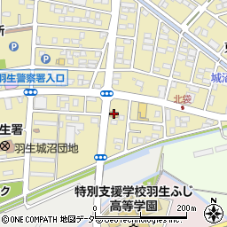 ファミリーマート羽生東七丁目店周辺の地図