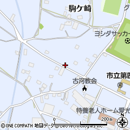 茨城県古河市新久田507周辺の地図