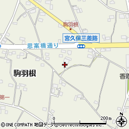 茨城県古河市駒羽根281周辺の地図