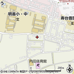 長野県松本市内田731周辺の地図