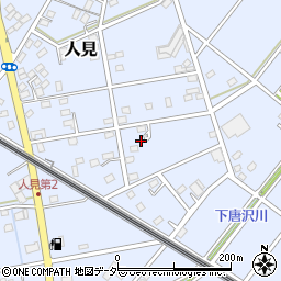 埼玉県深谷市人見288周辺の地図