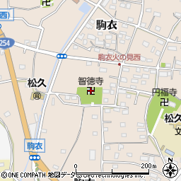 智徳寺周辺の地図