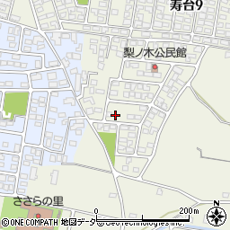 長野県松本市内田66-9周辺の地図