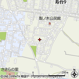 長野県松本市内田66周辺の地図