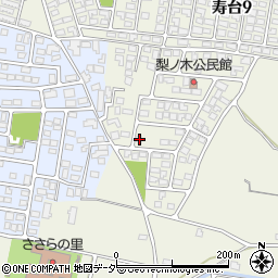 長野県松本市内田66-8周辺の地図