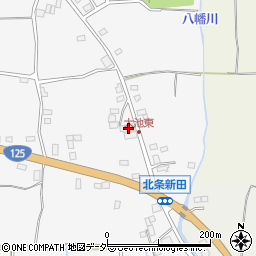 茨城県つくば市北条1635周辺の地図